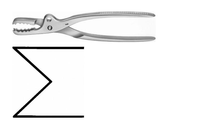 ФАРАБЕУФ КІСТК. ЗАТИСКАЧ 11MM 255MM